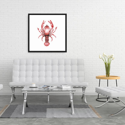 Toile « Cuisine marine au homard » | Décoration d'intérieur aquatique encadrée