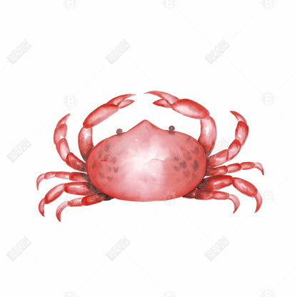 Crab Kitchen Canvas Art - Marine Decor for Home