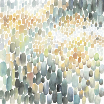 Toile « Groupe de cercles » | Cadre bleu | Décoration d'intérieur