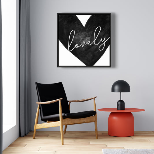 Citation minimaliste pour chambre à coucher : jolie toile encadrée | Décoration d'intérieur