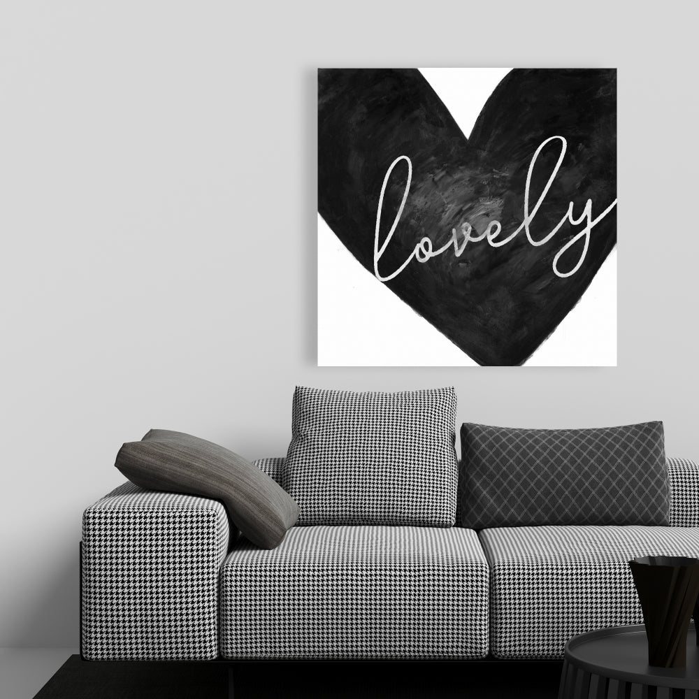 Lovely Bedroom White Shapes Canvas - Elegant Home Decor