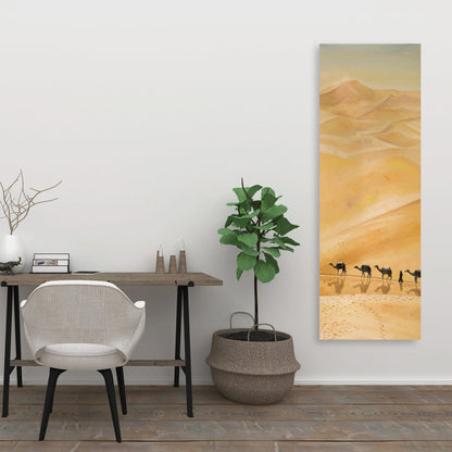 Walking in the Desert Beach Canvas | Home Decor Bedroom Art