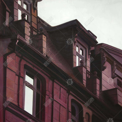 Toile de bâtiments architecturaux et de villes | Décoration murale