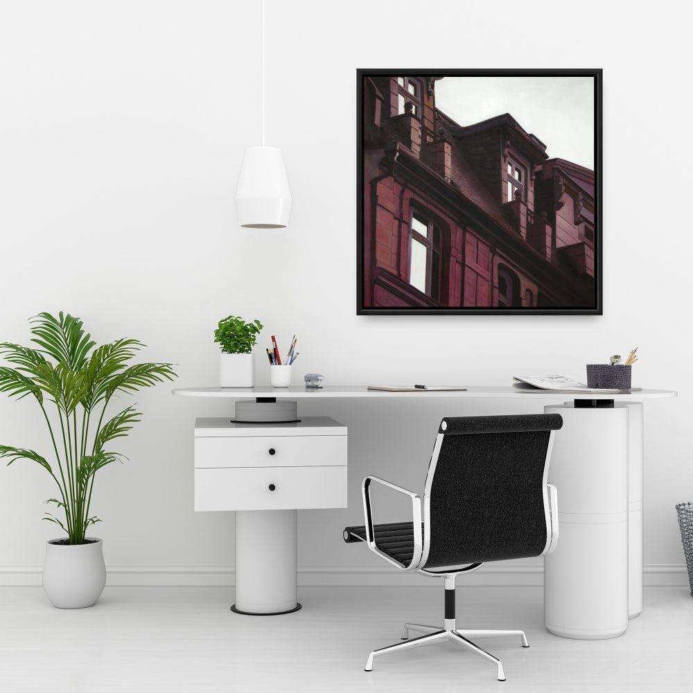 Toile de bâtiments architecturaux et de villes | Décoration murale