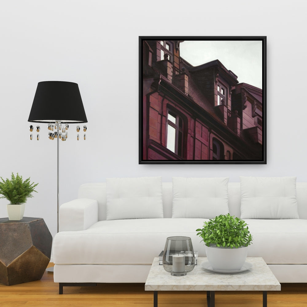 Toile de bâtiments architecturaux et de villes | Décoration murale