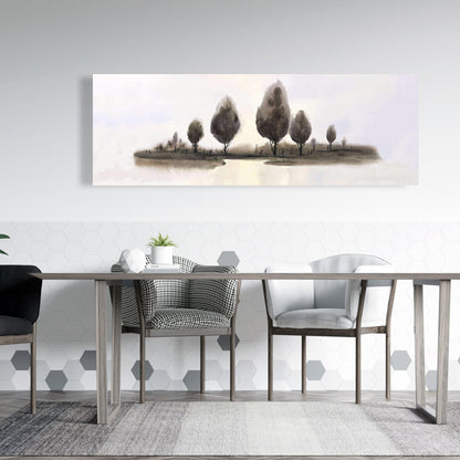 Abstract Landscape of Trees Canvas | Bedroom Wall Art Decor