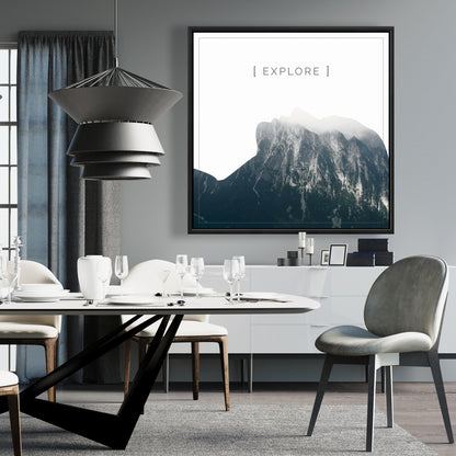 Explorez la toile encadrée figurative « Arbres verts » | Décoration d'intérieur