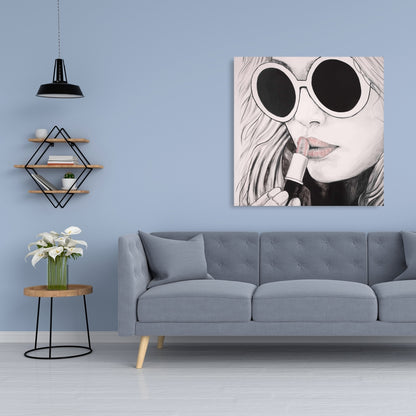 Incognito Figurative Canvas - Living Room Wall Art Decor