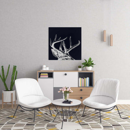 Blue Roe Deer Canvas | Livingroom Wall Art Home Decor