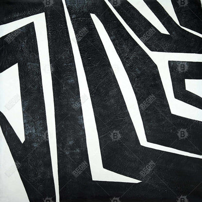 Décoration sur toile encadrée représentant un labyrinthe industriel pour chambre à coucher