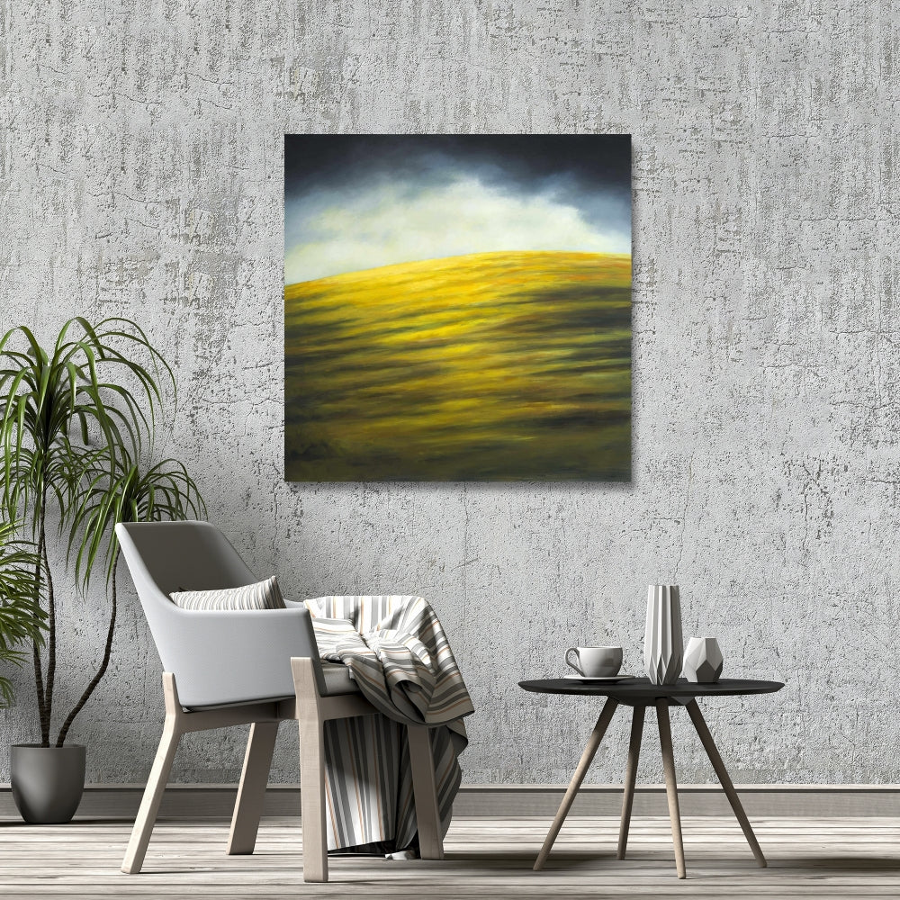 Hillock Landscapes Rustic Mountains Canvas - Home Decor Art