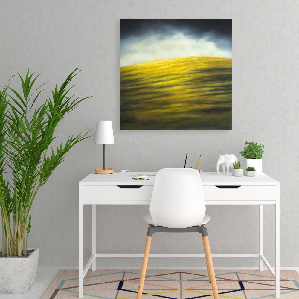 Hillock Landscapes Rustic Mountains Canvas - Home Decor Art