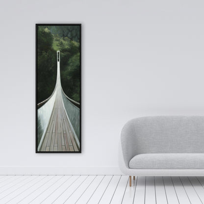 Toile encadrée « Pont escarpé » : Paysages modernes, pour décoration de chambre