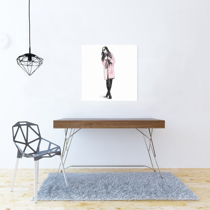 Woman Spring Look Canvas | Fashion Art for Home Decor