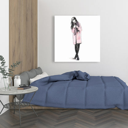 Woman Spring Look Canvas | Fashion Art for Home Decor