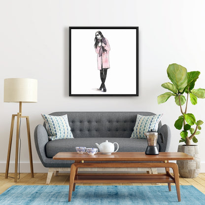 Toile « Femme Printemps » | Décoration murale pour chambre à coucher