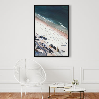 Hot Day at the Beach Canvas - Exotic Sea Bedroom Decor