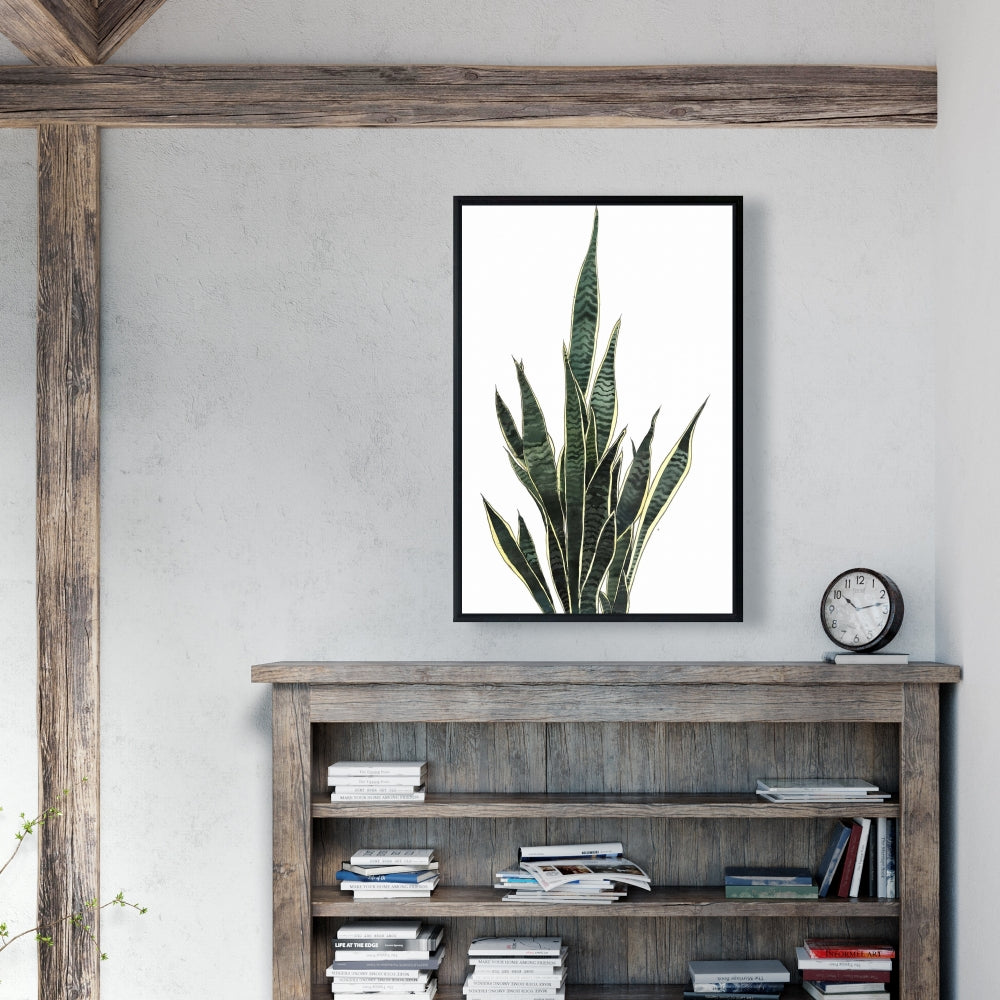 Toile botanique « Serpent » – Décoration murale exotique