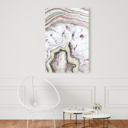 Minimalist Agate Canvas | Pattern Bedroom Wall Art Decor