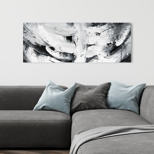 Minimalist Bedroom Abstract Canvas - Mayhem | Home Decor Art