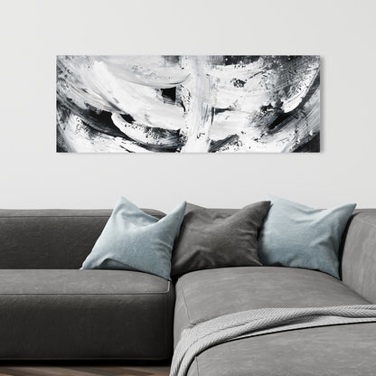 Toile abstraite minimaliste pour chambre à coucher – Mayhem | Décoration d'intérieur