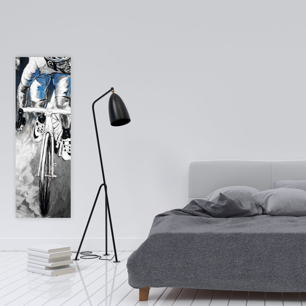 Toile de cycliste professionnel | Décoration d'intérieur sportive et pittoresque