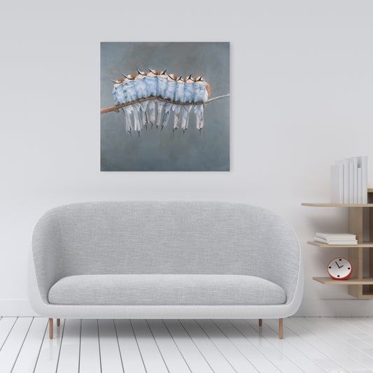 Exotic Bedroom Canvas - Small Birds on Branch Home Decor