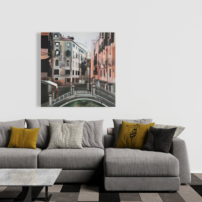Bohemian Venice Beige Canvas | Architecture Art Home Decor