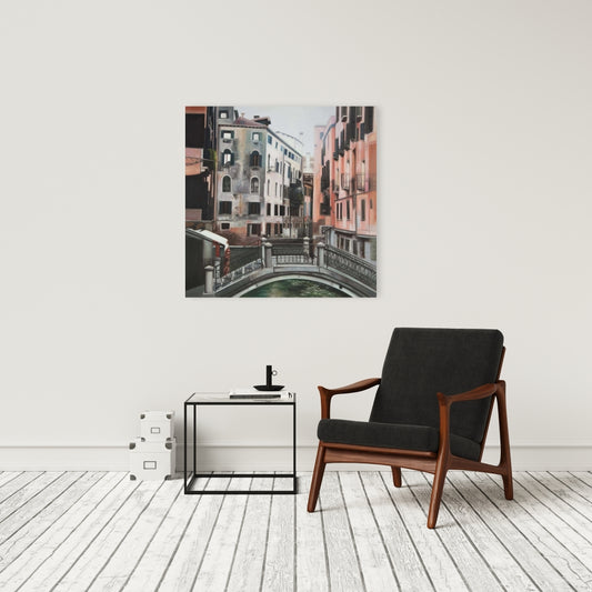 Bohemian Venice Beige Canvas | Architecture Art Home Decor