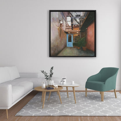 Décoration de chambre à coucher en toile encadrée marron botanique Cozy Little Place