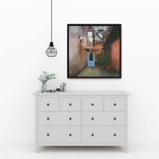 Décoration de chambre à coucher en toile encadrée marron botanique Cozy Little Place