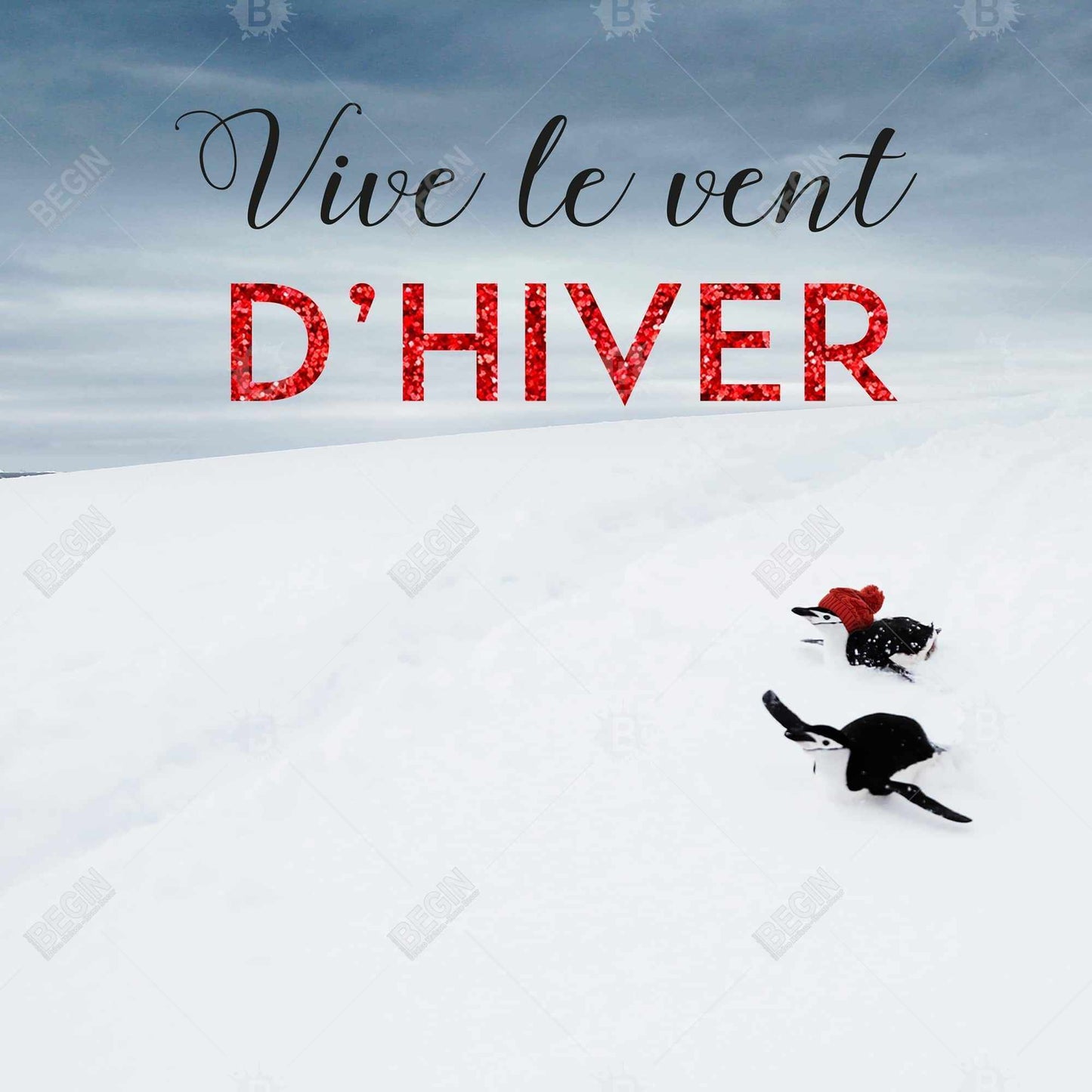 Jingle All the Way Rustic Blue Framed Canvas - Home Decor