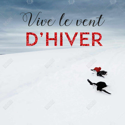 Jingle All the Way Rustic Blue Framed Canvas - Home Decor