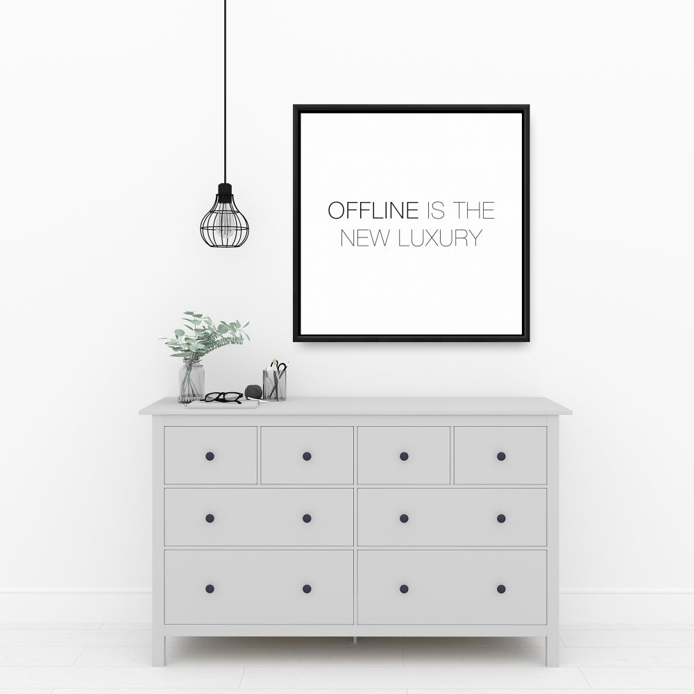 Le hors ligne est la nouvelle toile de luxe | Décoration de chambre motivante