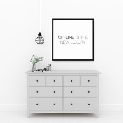 Le hors ligne est la nouvelle toile de luxe | Décoration de chambre motivante