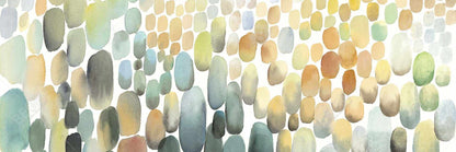 Blue Livingroom Canvas - Cluster of Circles Home Decor Art