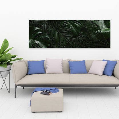 Tropical Jungle Green Floral & Botanical Canvas Home Decor
