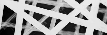 Minimalist Geometric Stripes Canvas | Abstract Home Decor