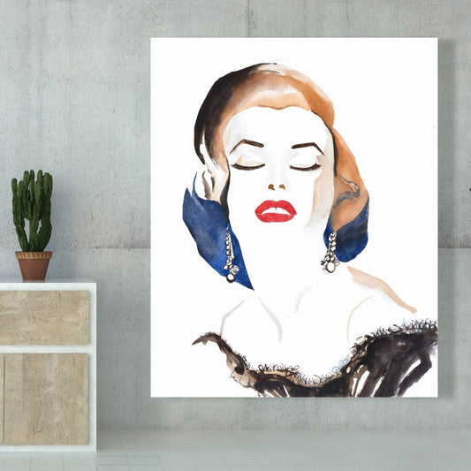 Vintage Chic Marilyn Monroe Canvas | Beauty Bedroom Decor