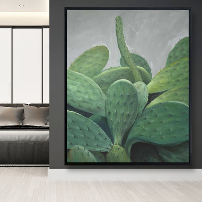 Toile encadrée « Lot de cactus » | Décoration florale et botanique pour la maison