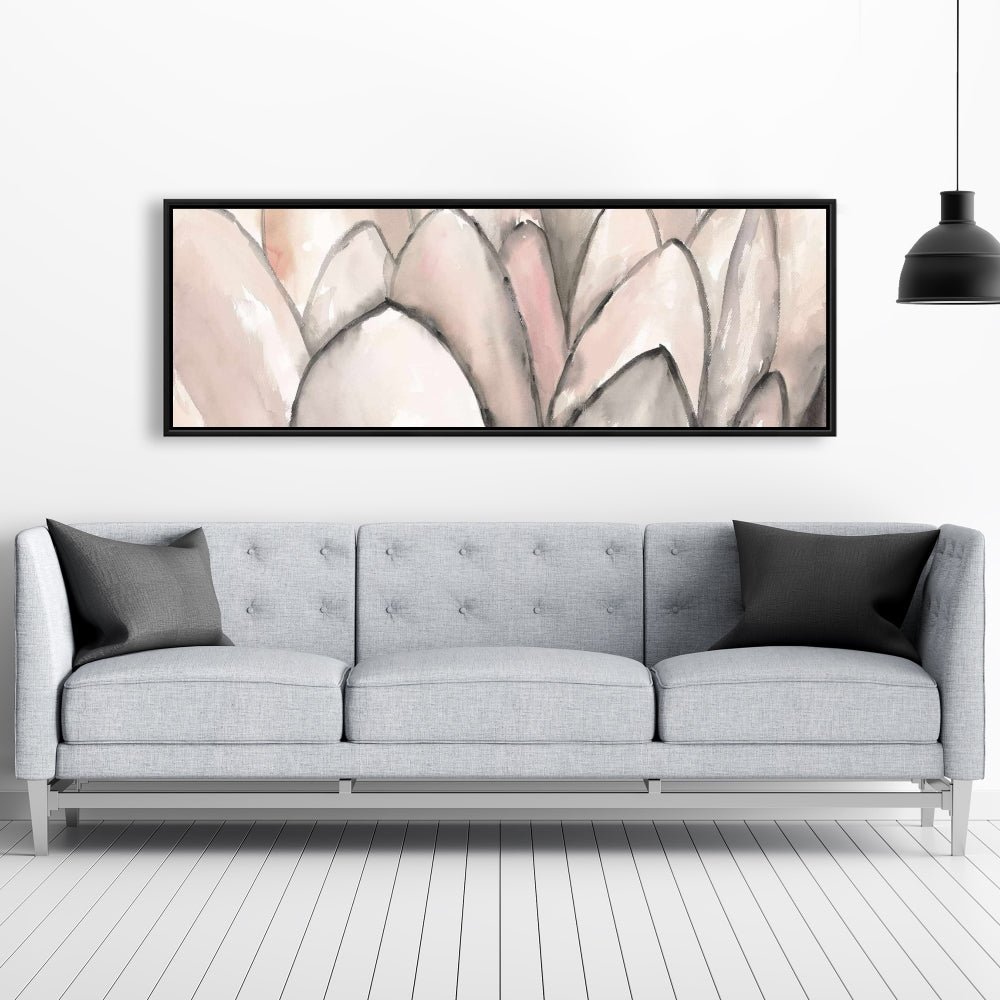 Blush Pink Flower Canvas | Bedroom Wall Art Home Decor
