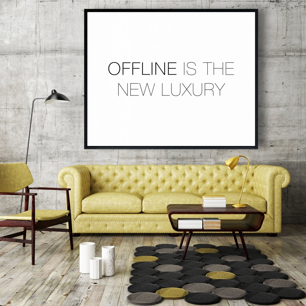 Le hors ligne est la nouvelle toile de luxe | Décoration de chambre motivante