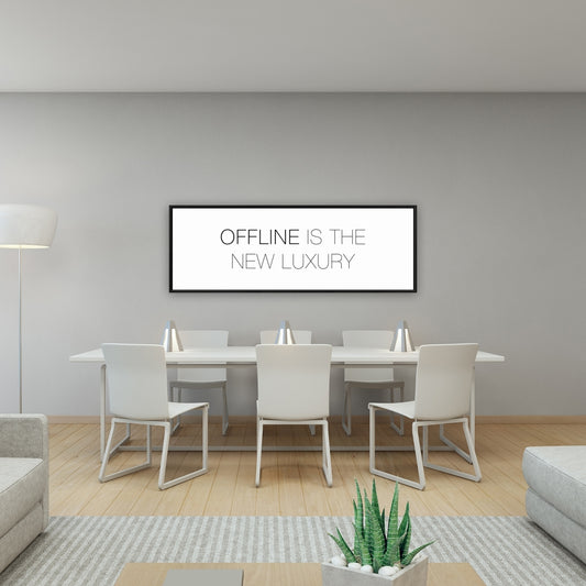 Le hors ligne est la nouvelle toile de luxe | Décoration de chambre motivante