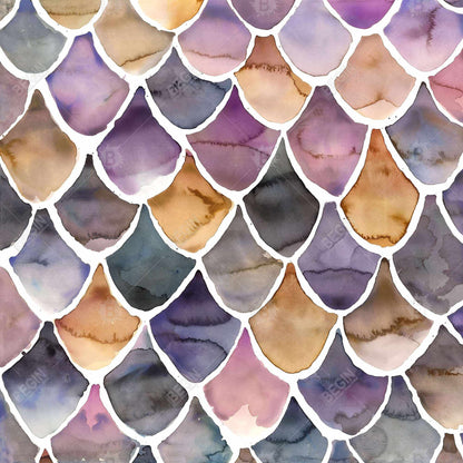 Exotic Canvas - Purple like a Mermaid | Bedroom Decor Art