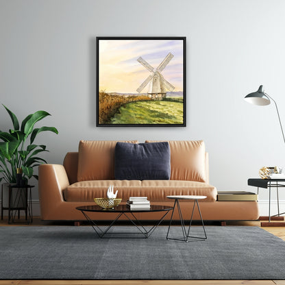 Toile rustique pour salle de bain « Brise matinale » | Décoration d'intérieur