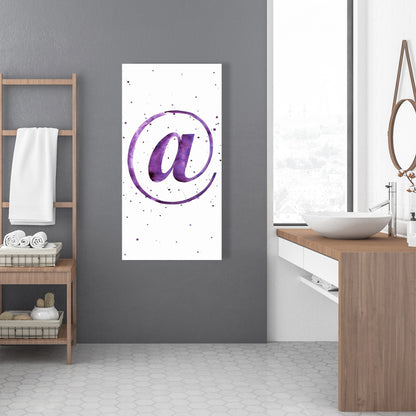 Purple Modern Canvas - Bedroom Wall Art | Home Decor