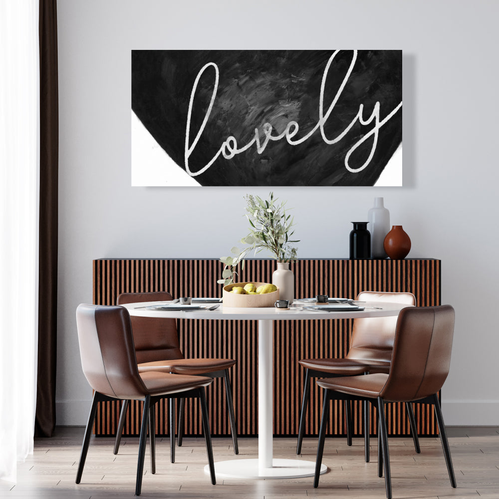Lovely Bedroom White Shapes Canvas - Elegant Home Decor