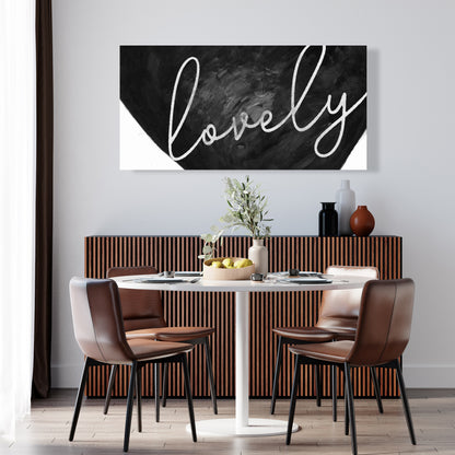 Lovely Bedroom White Shapes Canvas - Elegant Home Decor
