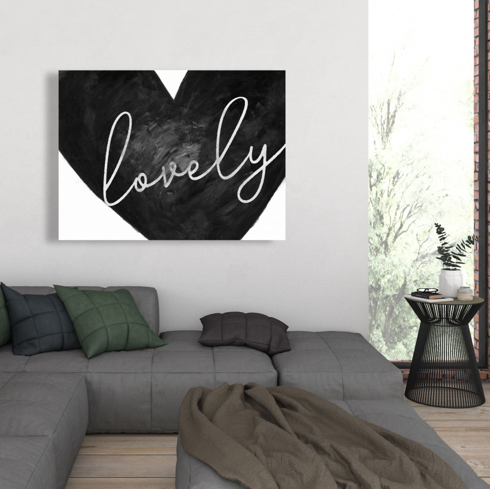 Lovely Bedroom White Shapes Canvas - Elegant Home Decor
