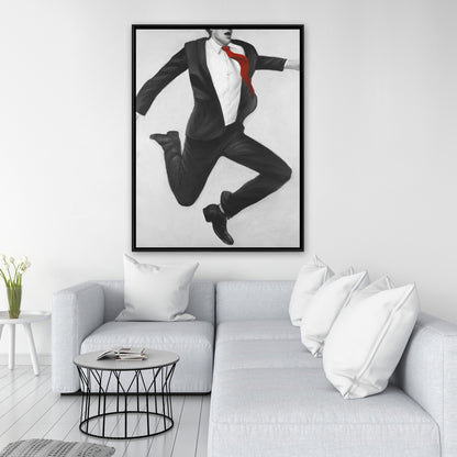Toile encadrée Homme classique – Décoration élégante pour la chambre